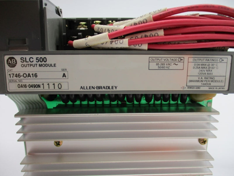ALLEN BRADLEY 1746-OA16 SER. A 85-265VAC (NO DOOR) NUPI
