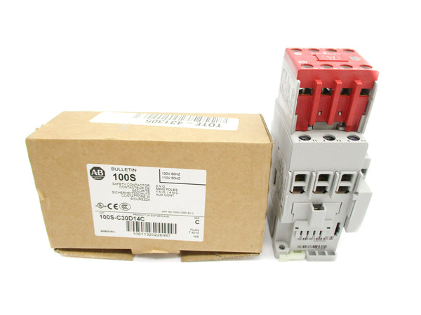 ALLEN BRADLEY 100S-C30D14C SER. C 110/120V 10A (BR/WH) NSMP