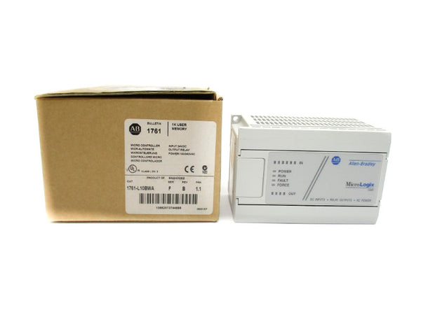ALLEN BRADLEY 1761-L10BWA SER. F F/W 1.1 24VDC REV. B NSMP