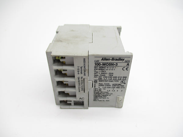 ALLEN BRADLEY 100-MO5ND3 SER. A 110/120V UNMP