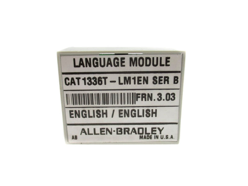 ALLEN BRADLEY 1336T-LM1EN SER. B F/W 3.03 NSNP