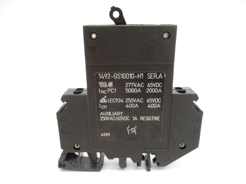 ALLEN BRADLEY 1492-GS1G010-H1 SER. A 277VAC 1.0A (GY/BL) NSMP