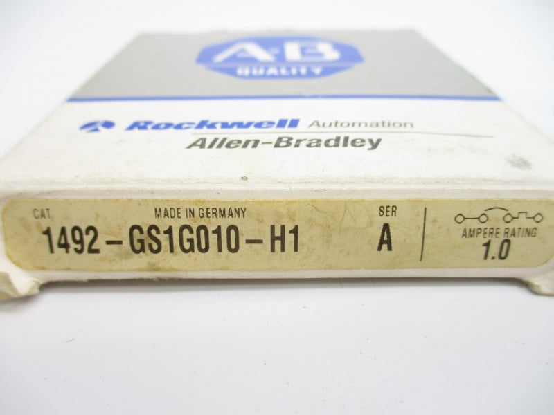 ALLEN BRADLEY 1492-GS1G010-H1 SER. A 277VAC 1.0A (GY/BL) NSMP