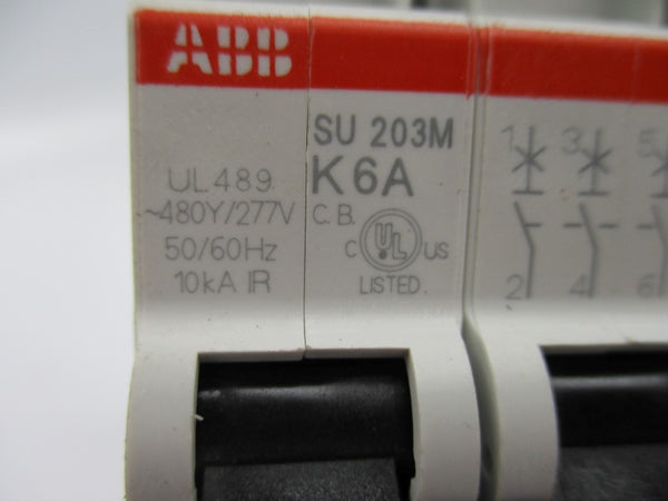 ABB SU203MK6 277/480V 6A NSNP