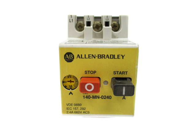 ALLEN BRADLEY 140-MN-0240 SER. A 600VAC 1.6-2.4A NSNP