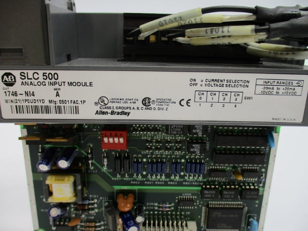 ALLEN BRADLEY 1746-NI4 SER. A 10VDC (NO DOOR) NUPI