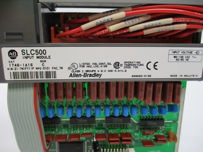ALLEN BRADLEY 1746-IA16 SER. C 85-132VAC NUPI