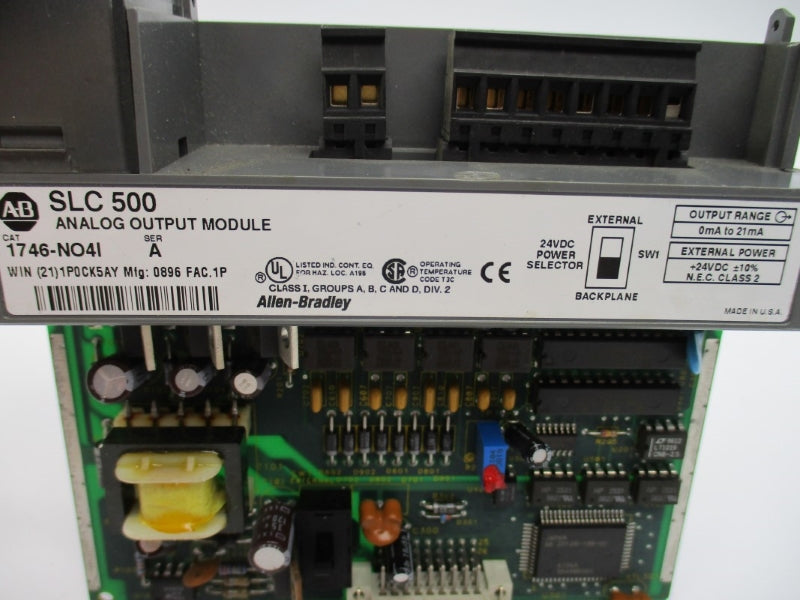 ALLEN BRADLEY 1746-NO4I SER. A 24VDC (NO DOOR) NSNP