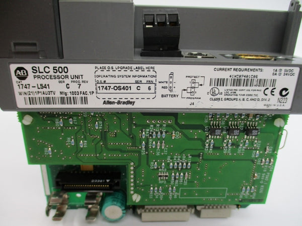 ALLEN BRADLEY 1747-L541 SER. C F/W 6 24VDC (NO DOOR/KEY) NSNP