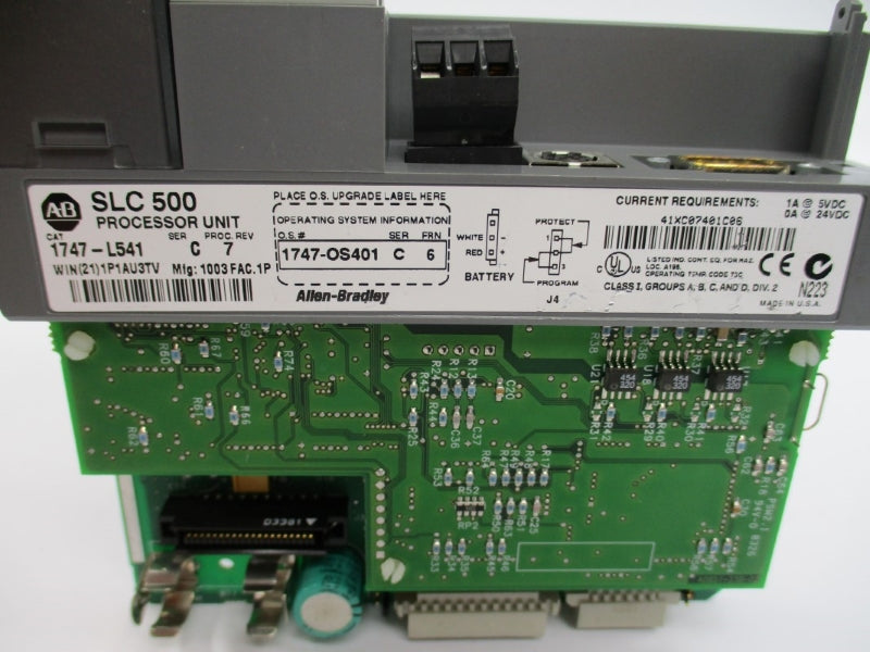 ALLEN BRADLEY 1747-L541 SER. C F/W 6 24VDC (NO DOOR/KEY) NSNP