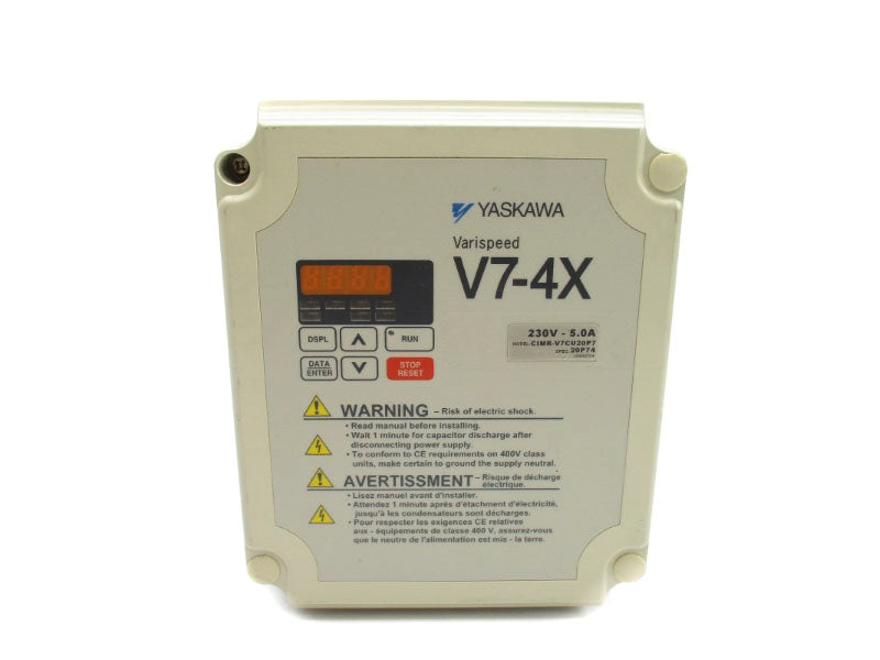 YASKAWA CIMR-V7CU20P7 20P74 230V 5.0A UNMP