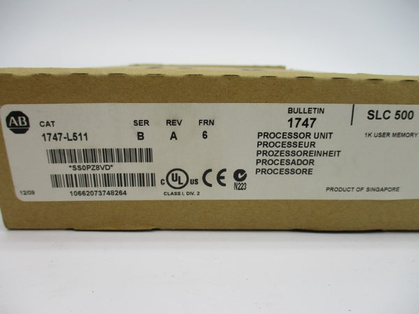 ALLEN BRADLEY 1747-L511 SER. B F/W 6 REV. A NSMP