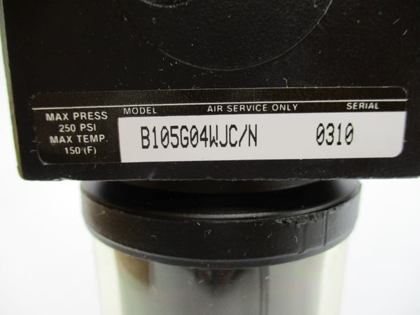 AIR LINE B105G04WJC/N 250PSI 1/2" NSMP