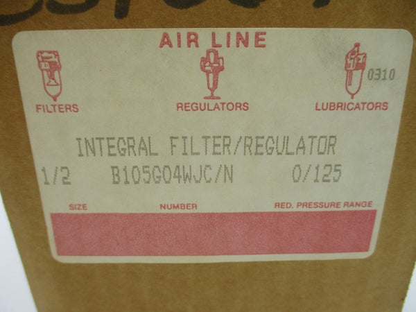 AIR LINE B105G04WJC/N 250PSI 1/2" NSMP