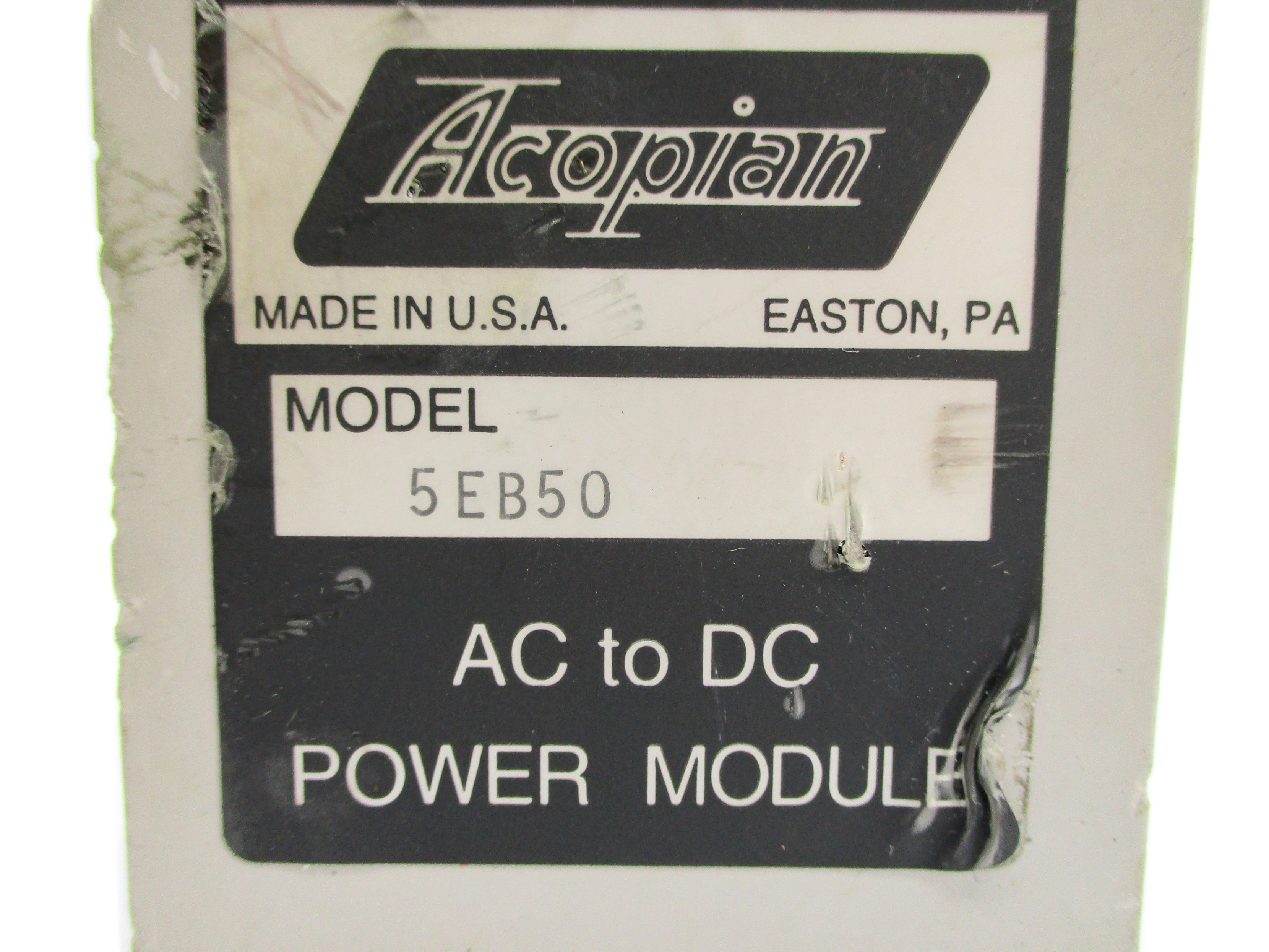 ACOPIAN 5EB50 UNMP