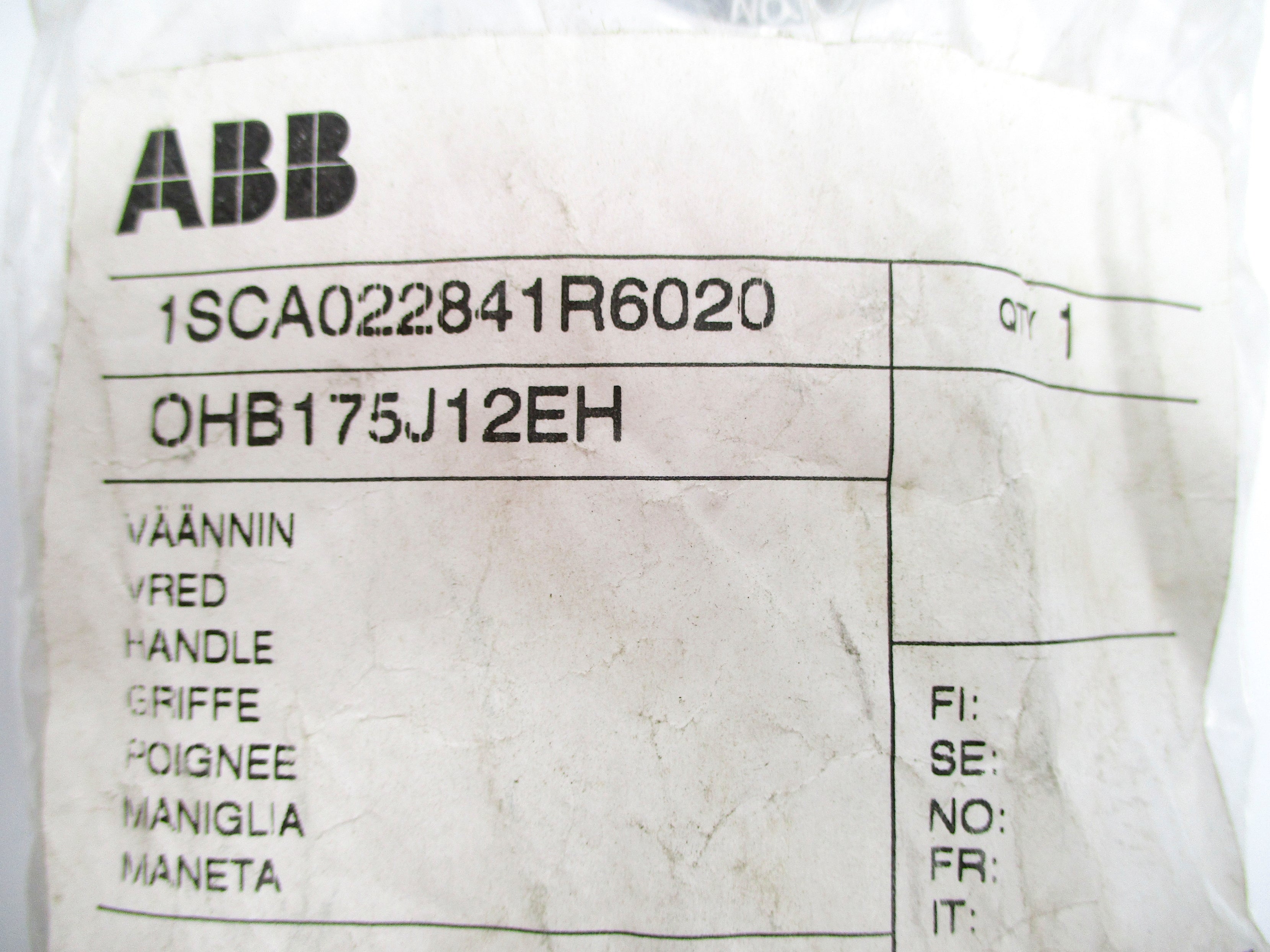 ABB OHB175J12EH NSMP