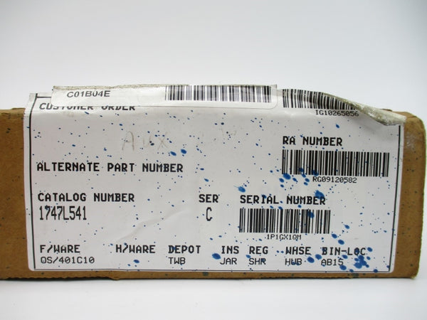 ALLEN BRADLEY 1747-L541 SER. C F/W 10 24VDC REMAN