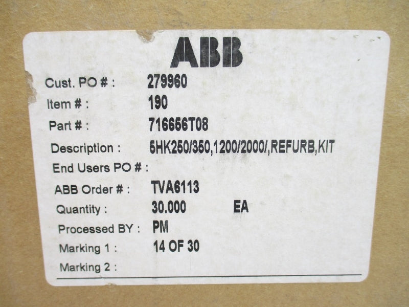 ABB 716656T08 NSMP