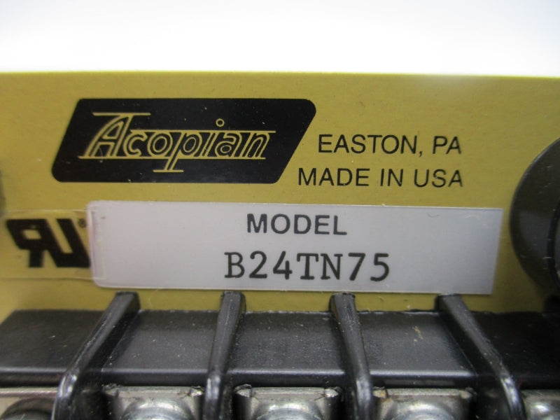 ACOPIAN B24TN75 250V 1/2A NSNP