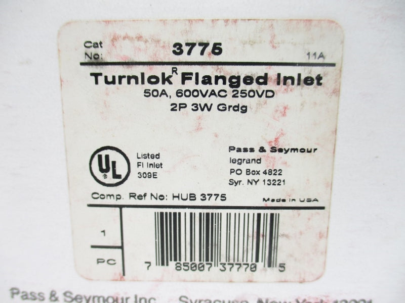 PASS & SEYMOUR 3775 600VAC 50A NSMP