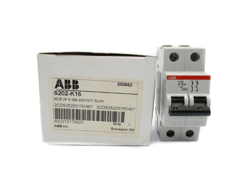 ABB 2CDS252001R0467 S202-K16 400V 16A NSMP