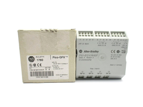 ALLEN BRADLEY 1760-IB12XOW4IOF SER. A 24VDC 10A NSMP