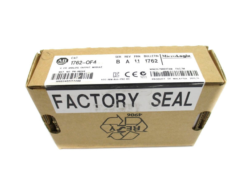 ALLEN BRADLEY 1762-OF4 SER. B F/W 1.1 DATE: 2011 NSFS