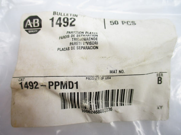 ALLEN BRADLEY 1492-PPMD1 SER. B (PKG OF 50) NSMP