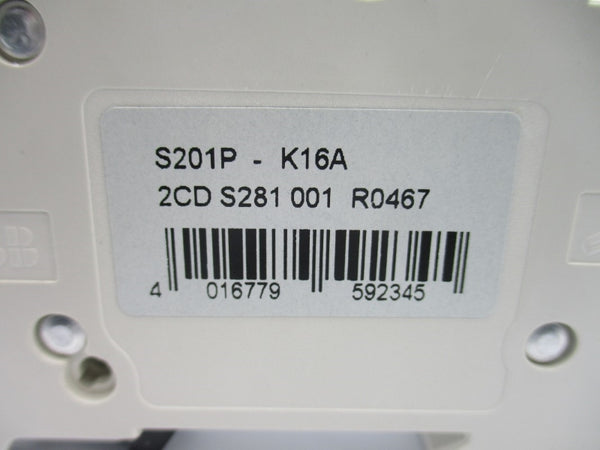 ABB S201P-K16A 2CDS281001R0467 230/400V NSNP