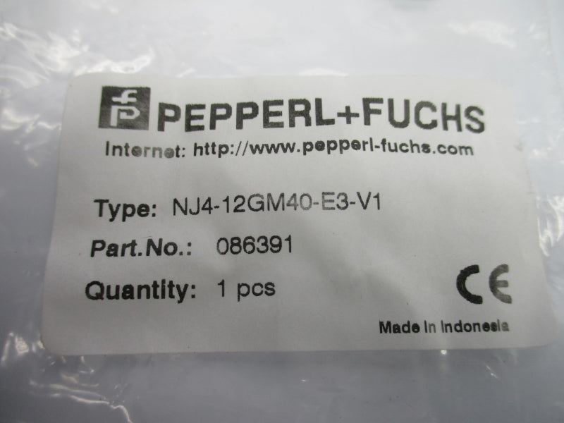 PEPPERL+FUCHS NJ4-12GM40-E3-V1 086391 NSMP