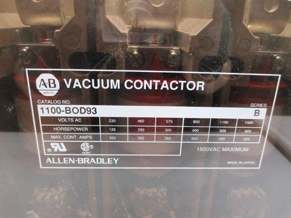 ALLEN BRADLEY 1100-BOD93 SER. B 100-127V 320A (BR/WH) NSMP