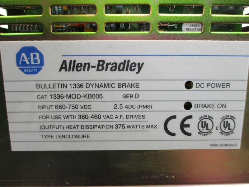 ALLEN BRADLEY 1336-MOD-KB005 SER. D 680-750VDC REMAN