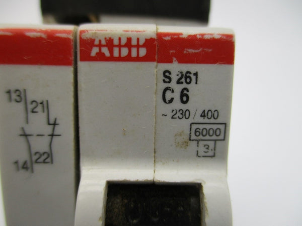 ABB S261C6 230/400V 6A UNMP