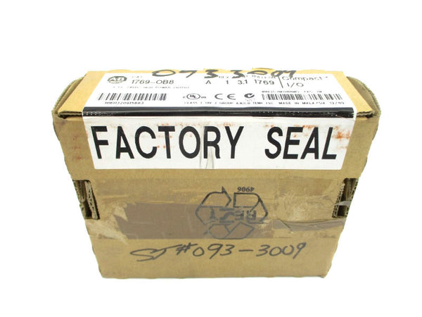 ALLEN BRADLEY 1769-OB8 SER. A F/W 3.1 24VDC DATE: 2009 NSFS