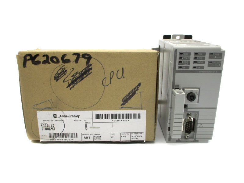 ALLEN BRADLEY 1768-L43 SER. B F/W 1.04 24VDC 1.3A NSMP