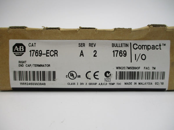 ALLEN BRADLEY 1769-ECR SER. A DATE: 2010 NSFS