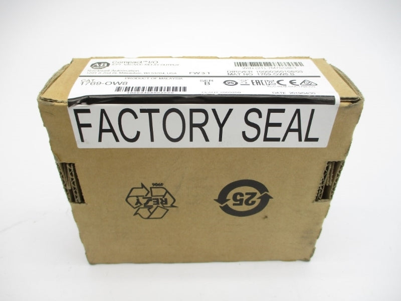 ALLEN BRADLEY 1769-OW8 SER. B F/W 3.1 DATE: 2019 NSFS