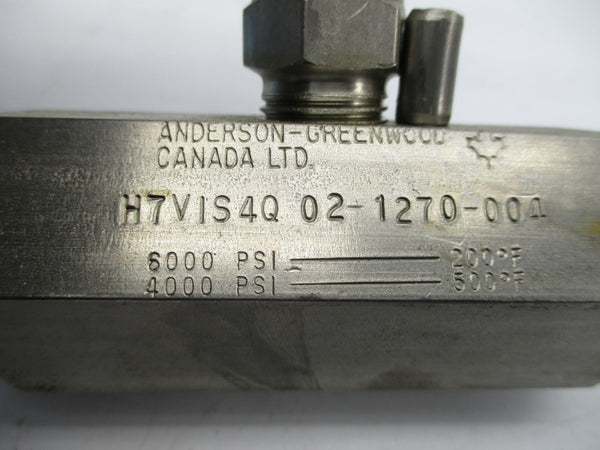 AGCO H7VIS4Q02-1270-004 4000/6000PSI NSMP