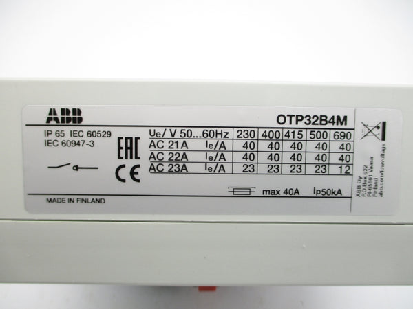ABB 1SCA022401R4590 OTP32B4M 690VAC 40A NSMP