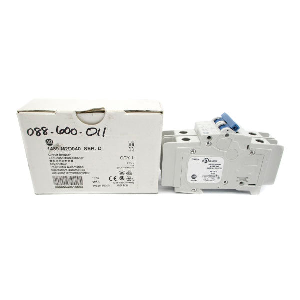 ALLEN BRADLEY 1489-M2D040 SER. D 277VAC 4A NSMP