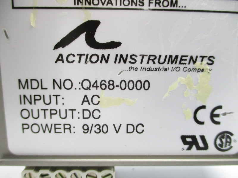 ACTION INSTRUMENTS Q468-0000 9/30VDC NSNP