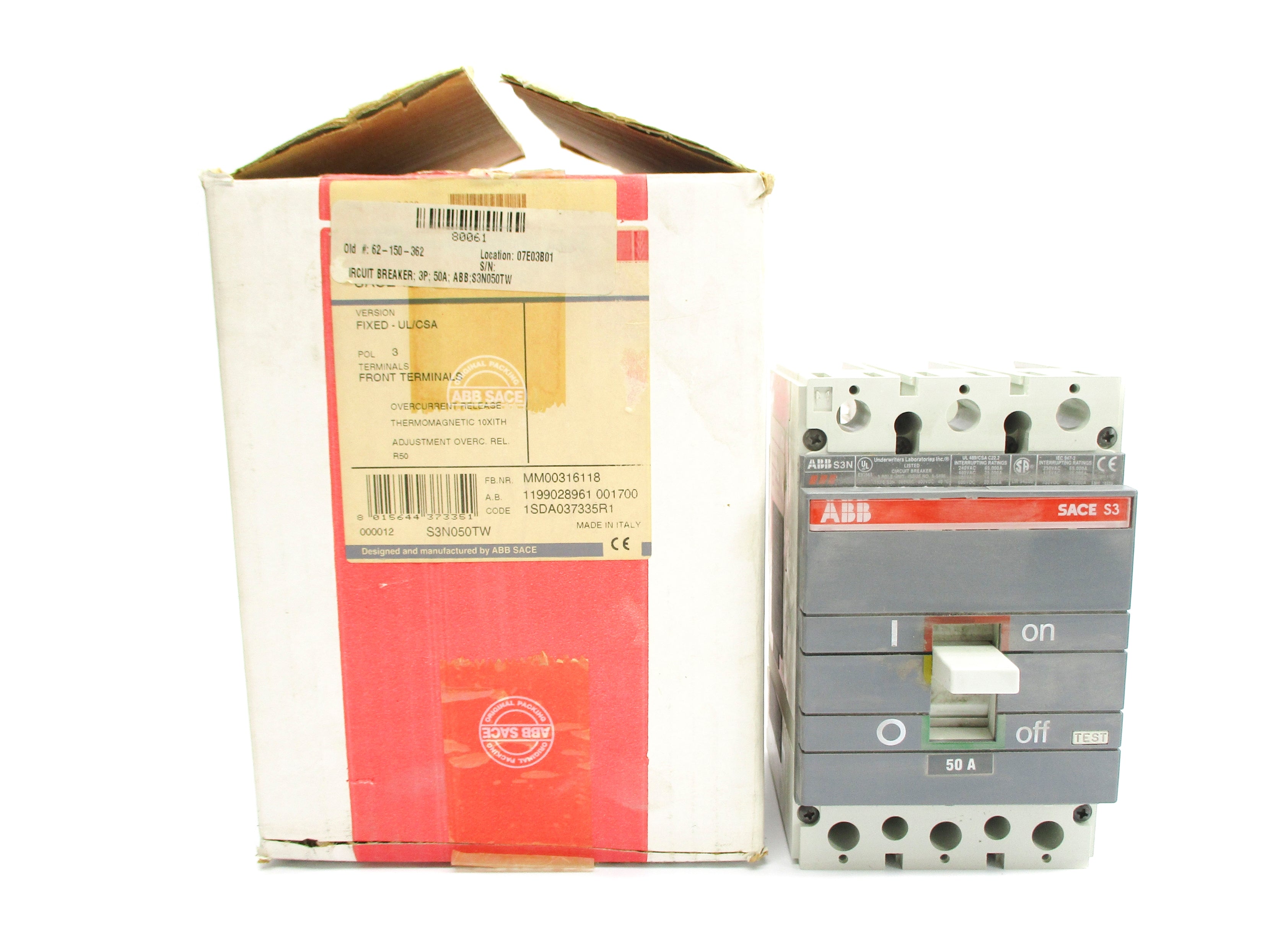 ABB S3N050TW 600V 50A NSMP