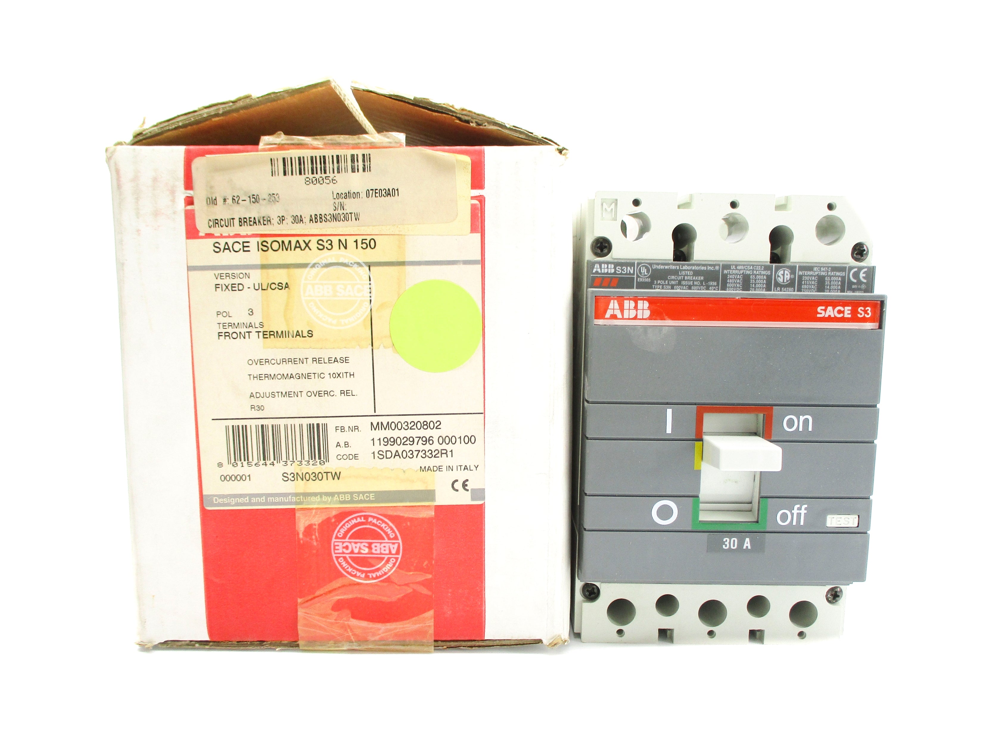 ABB S3N030TW 600V 30A NSMP
