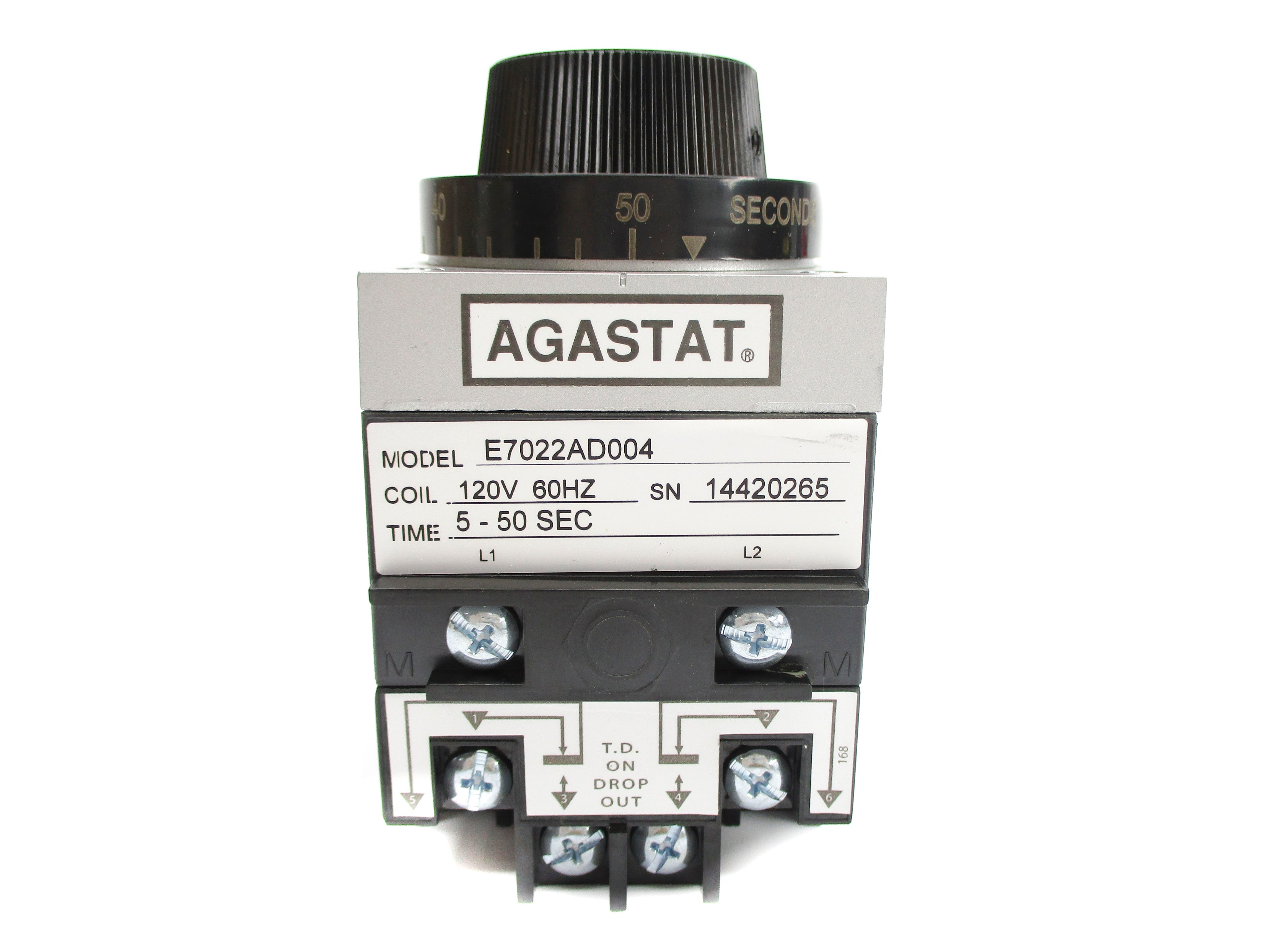 AGASTAT E7022AD004 120V 5-50SEC NSNP