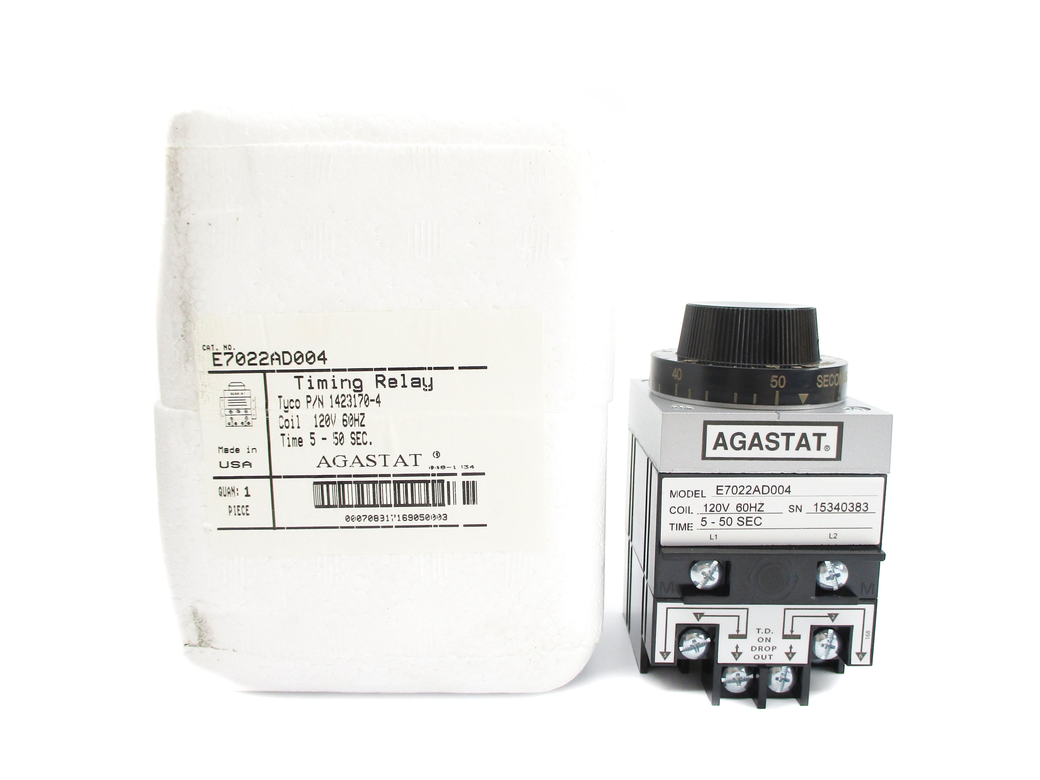 AGASTAT E7022AD004 120V  NSMP