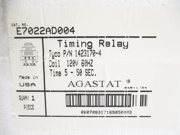 AGASTAT E7022AD004 120V  NSMP