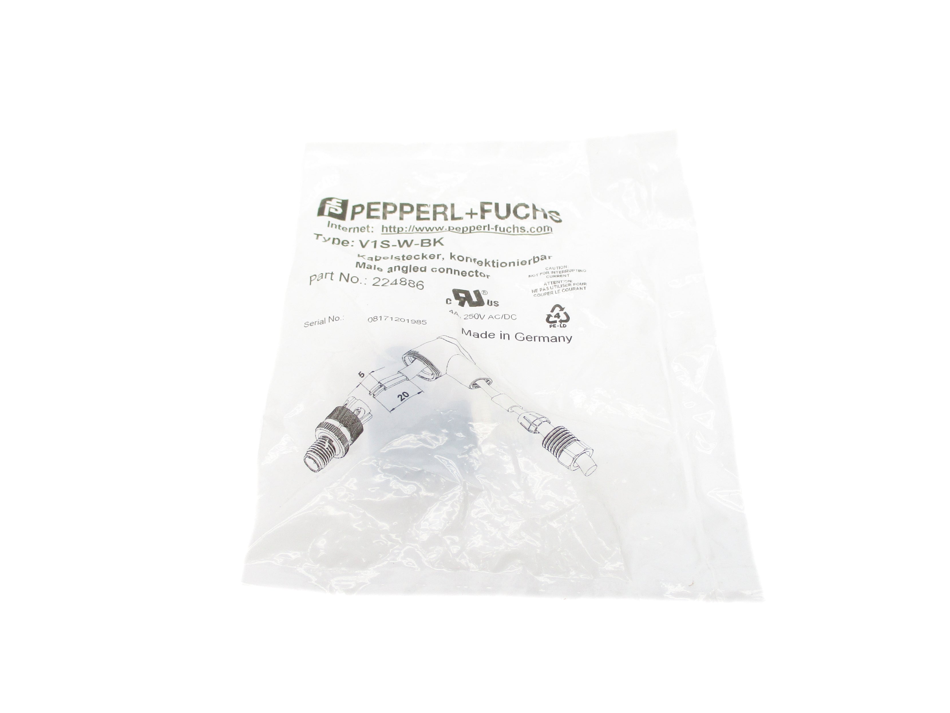 PEPPERL+FUCHS V1S-W-BK NSMP