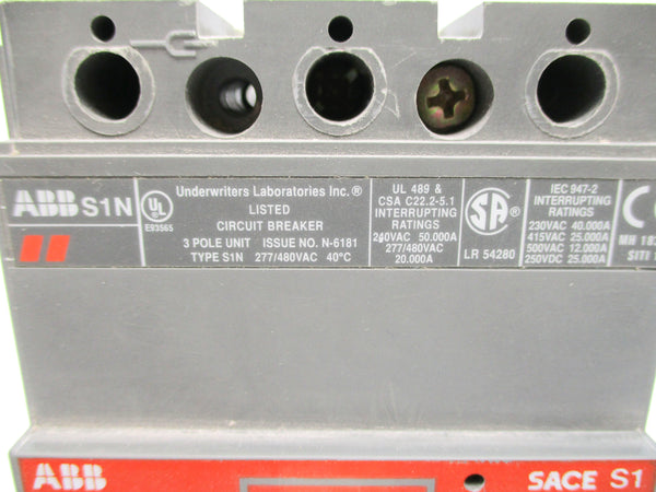 ABB SACES1 277/480VAC 60A NSNP