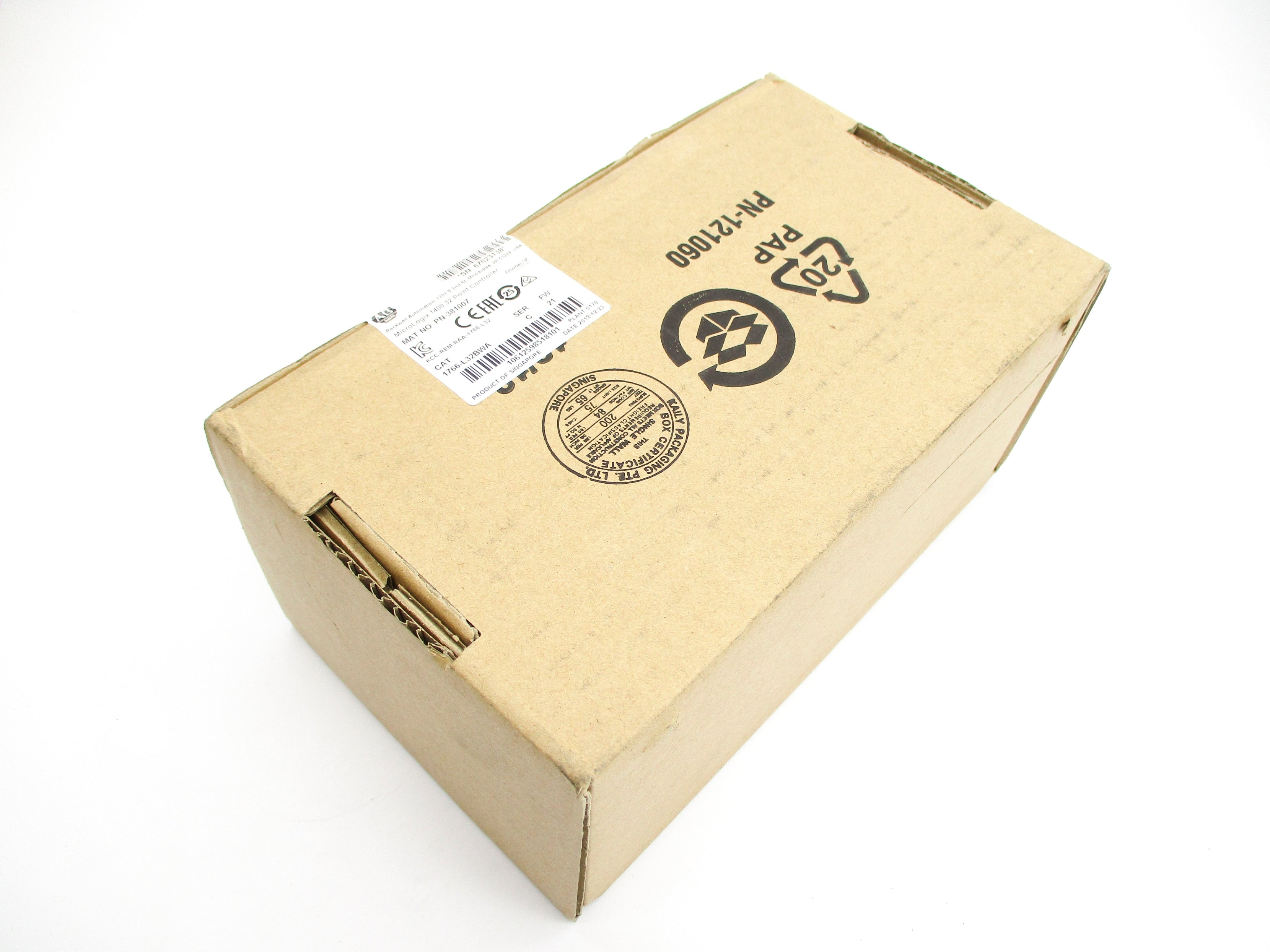 ALLEN BRADLEY 1766-L32BWA SER. C F/W 21 DATE: 2018 NSFS