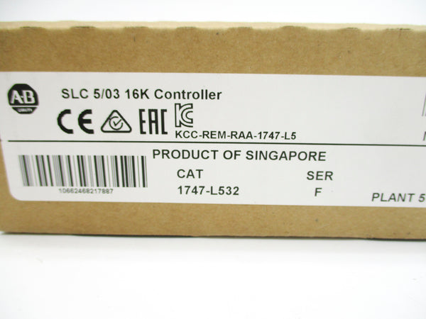 ALLEN BRADLEY 1747-L532 SER. F F/W 11 DATE: 2015 NSFS